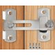 thumbnail image 1 of Pestillo de puerta plateado de 2 piezas, pestillo de puerta de acero inoxidable de alta calidad, adecuado para puertas corredizas y pestillo de ventana, pestillo de granero, hogar, exterior, 1 of 4