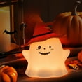thumbnail image 1 of Luz nocturna de silicona, decoraciones navideñas, luces nocturnas espeluznantes de Halloween, lámparas decorativas de silicona para dormitorio, regalos para niños, luces nocturnas para dormir, se ilum, 1 of 6