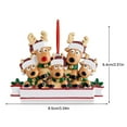 thumbnail image 4 of Cientrug Cartoon Christmas Tree Hanging Ornament Office Hotel Mall Living Room Decoration Holiday Decorative Pendant Home Supplies 5 Animals, 4 of 6