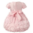 thumbnail image 4 of Richie House Girls' Scrunched Dress with Bow RH0812, 4 of 7