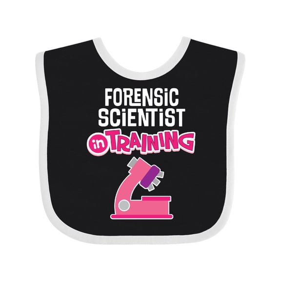 Inktastic Future Forensic Scientist in Training Girls Baby Bib