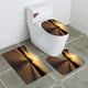 thumbnail image 1 of ABPHQTO Puesta de sol mágica en un paisaje montañoso nevado Rayos de sol y retroiluminación Juego de alfombras de baño de 3 piezas Alfombra de baño Alfombra de contorno y tapa de inodoro ABPHQTO Cont-CHAPPLE-37185, 1 of 2