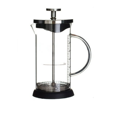 

Grebest Coffee Press Pot 350/600ML Glass French Press Pot Heat-resistant Coffee Maker Tea Filter Cup