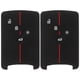 thumbnail image 1 of GOOHOCHY 2 fundas de silicona para llavero: funda protectora para llave de coche - Carcasa de silicona negra antiarañazos - Compatible con Dongfeng/Fluence, 1 of 7