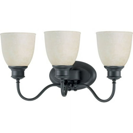 3 Light - Vanity - Fixture - Biscotti Glass