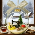 thumbnail image 2 of QualitChoice Sewing PVC Ball Christmas Ornament, Holiday Snowball Pendant with Exquisite Design, for Indoor Atmosphere (9x9cm) sewing machine, 2 of 6