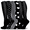 Black White, variant on 6 Pairs Medical Sport Compression Socks - 15-20mmhg Graduated Knee-High Support for Men & Women, Ideal for Soccer, Running, and Nurses