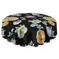 thumbnail image 5 of Round Tablecloth Spring Summer flower Table Cover for Party Dinner Picnic 60x60 Inch Round, 5 of 5