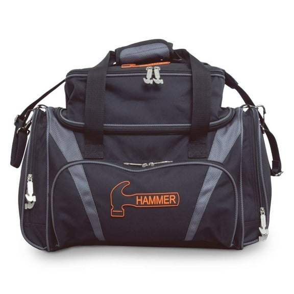Hammer Premium Double Tote Bowling Bag - Black/Grey