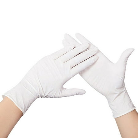KABOER Comfortable Rubber Disposable Mechanic Nitrile (Best Disposable Mechanics Gloves)