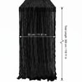 thumbnail image 2 of 10FT Pink Ruffled Table Runner Cotton Linen Blend Romantic Country Style Long Tablecloth for Wedding Baby Shower Party Decor Buffet Dessert Table, 2 of 6