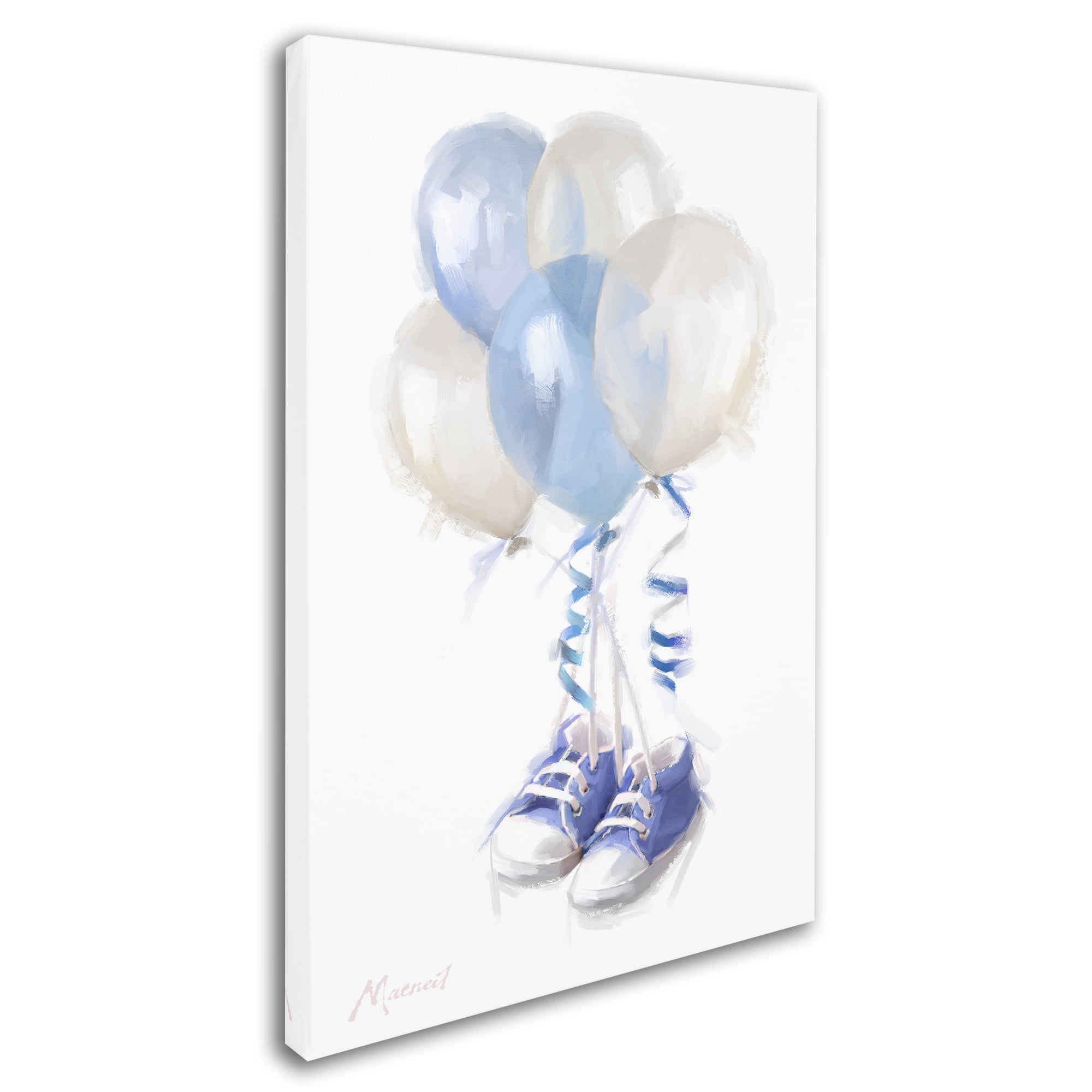 The Macneil Studio 'Blue Booties 2' Canvas Art