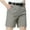 Gray, variant on Wyobmus Men's Loose Fit Dress Shorts Straight Fit Flat Front 4-Way Stretch Expandable Waist Business Short Beige