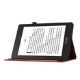 thumbnail image 2 of for Amazon Kindle Paperwhite 7th Gen 2015/10th Gen 2018 Adjustable Kickstand Case, Lovely Pattern PU Leather + Soft Inner Case Auto Wake/Sleep Flip Folio Cover with Pen Holder & Card Slots, Winered, 2 of 6