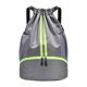 thumbnail image 1 of Mochila con cordón Yuyangstore Mochila ligera portátil Gris, 1 of 8