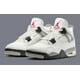 thumbnail image 2 of N I-K-E A i r-Jor-dan 4 Retro White Cement FV5029-100 Men's Size 6Y/Fits Woman 7.5, 2 of 6