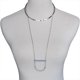 thumbnail image 2 of Elegante collar con colgante de declaración, gargantilla de doble capa, collares para mujer, cuello de mujer Plata Salvador Joyería de boda para mujer, 2 of 10