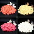 thumbnail image 3 of 100pcs Fish Tank Fluorescent Pebble Garden Parterre Decor Glow Stone Green, 3 of 9