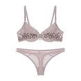 thumbnail image 3 of Lilgiuy Trendy Women Charming Lace Underwear Pajamas Embroidered Ladies Steel Rings Intimates Set for Cosplay Theme Party, 3 of 4