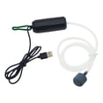 thumbnail image 1 of Bomba de Aire de Oxígeno para Acuario Pequeño, USB Silencioso para Pesca Al Aire Libre, Tanque de Peces, Portátil de 5V, Suministros de Com Pequeño negro Sunnimix Bomba de aire para acuario, 1 of 8