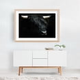 thumbnail image 5 of Shadowed Majesty - Scotland United Kingdom Photography Highland Cow Animal Wildlife Rustic Farmhouse Nature Rural Oak Framed Wall Art Print 5 x 7 inches, 5 of 6