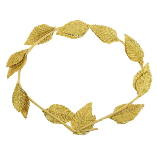 Diadema Romana de Corona de Accesorio de Disfraz de Griego Sunnimix Diadema de hojas doradas