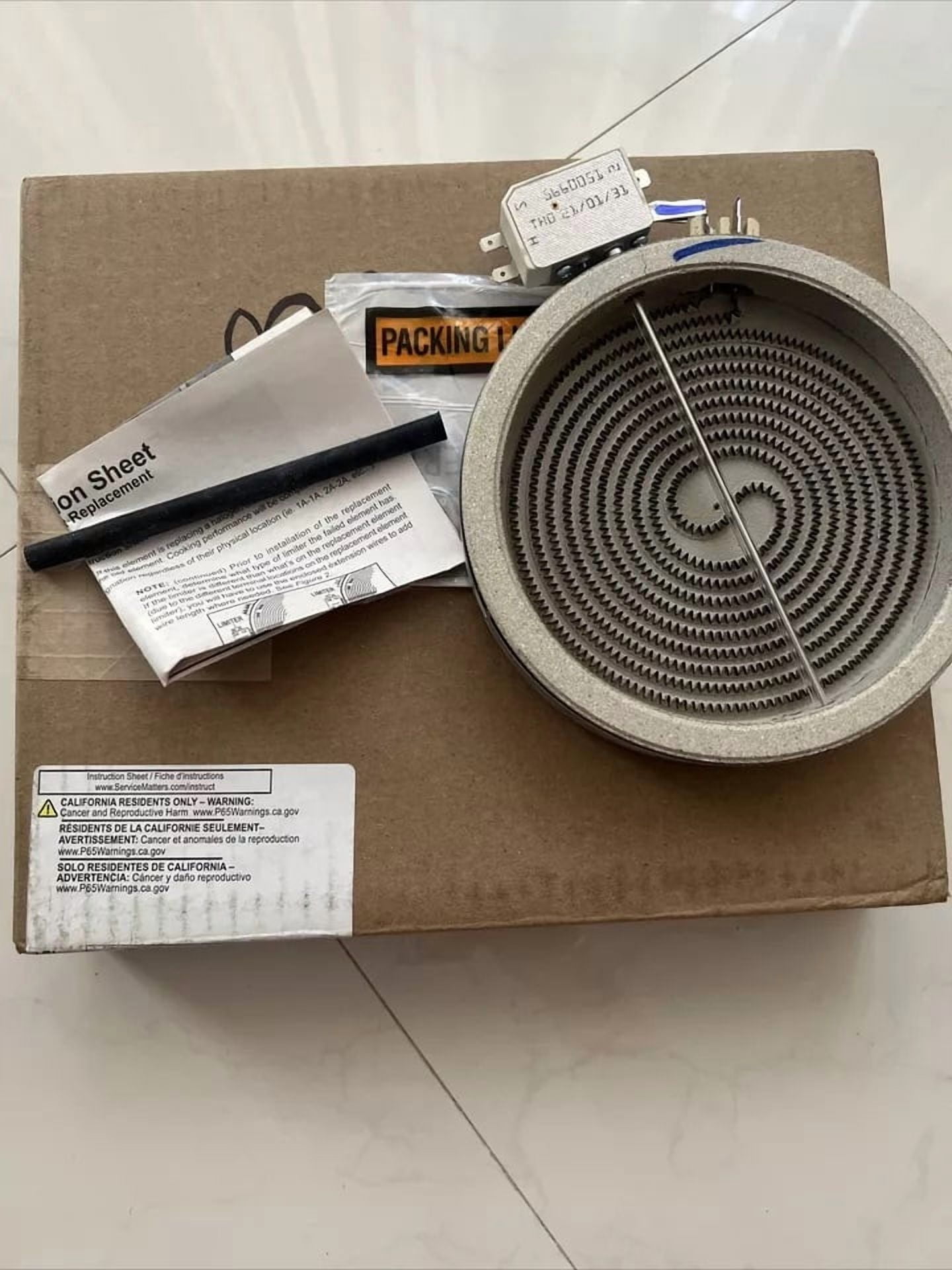 Whirlpool 12002141 Range/Oven/Stove Surface Element Genuine