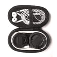 thumbnail image 3 of Estuche de transporte de auriculares ZFRE, bolsas de almacenamiento portátiles de viaje para auriculares inalámbricos Bluetooth, cables, cable, auriculares iPhones, cargador, Airpods, controlador flas, 3 of 3