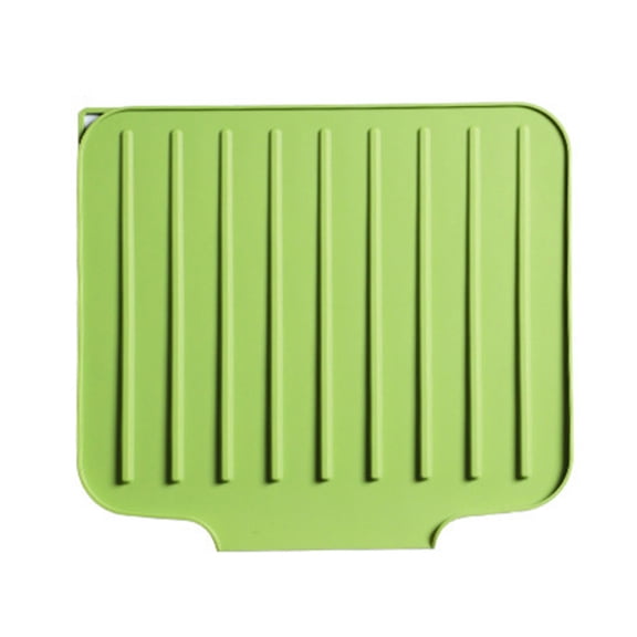 Against Slip Silicone Drain Board Dish Drying Rack Sanitary Kitchen Counter Mat Easy Neat Permanent Plan