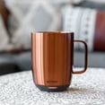 thumbnail image 4 of Ember Temperature Control Smart Mug 2, 14 oz, Copper, Up To 1.5-hr Battery Life - App Controlled Heated Coffee/Tea Mug - Improved Design, 4 of 11