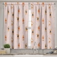 thumbnail image 2 of Ambesonne Pool Party Valance & Curtain, Girls Swimming Beach Fun, 55"x24", Pale Pink Multicolor, 2 of 7