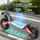 thumbnail image 3 of Scooter Eléctrico Honey Whale T8 MAX Rojo, 3 of 8