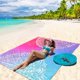 thumbnail image 5 of Beach Blanket Waterproof Sandproof Extra Large Beach Mat 79" X 83"/120"x108"for 1-8 Adults Quick Drying Durable Outdoor Picnic Mat for Beach Travel Camping Hiking, 5 of 5