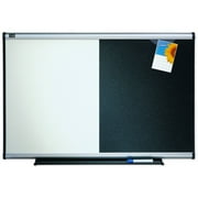 Quartet Prestige Combination Board 3 x 2 Total EraseEmbossed Foam Aluminum Frame