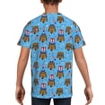 thumbnail image 5 of Wukai Cute Puppy Youth Unisex Short Sleeve T-Shirt for Boys, Girls, Teens, and Kids-X-Small, 5 of 7