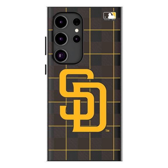 Keyscaper San Diego Padres Plaid Galaxy Magnetic Bump Case