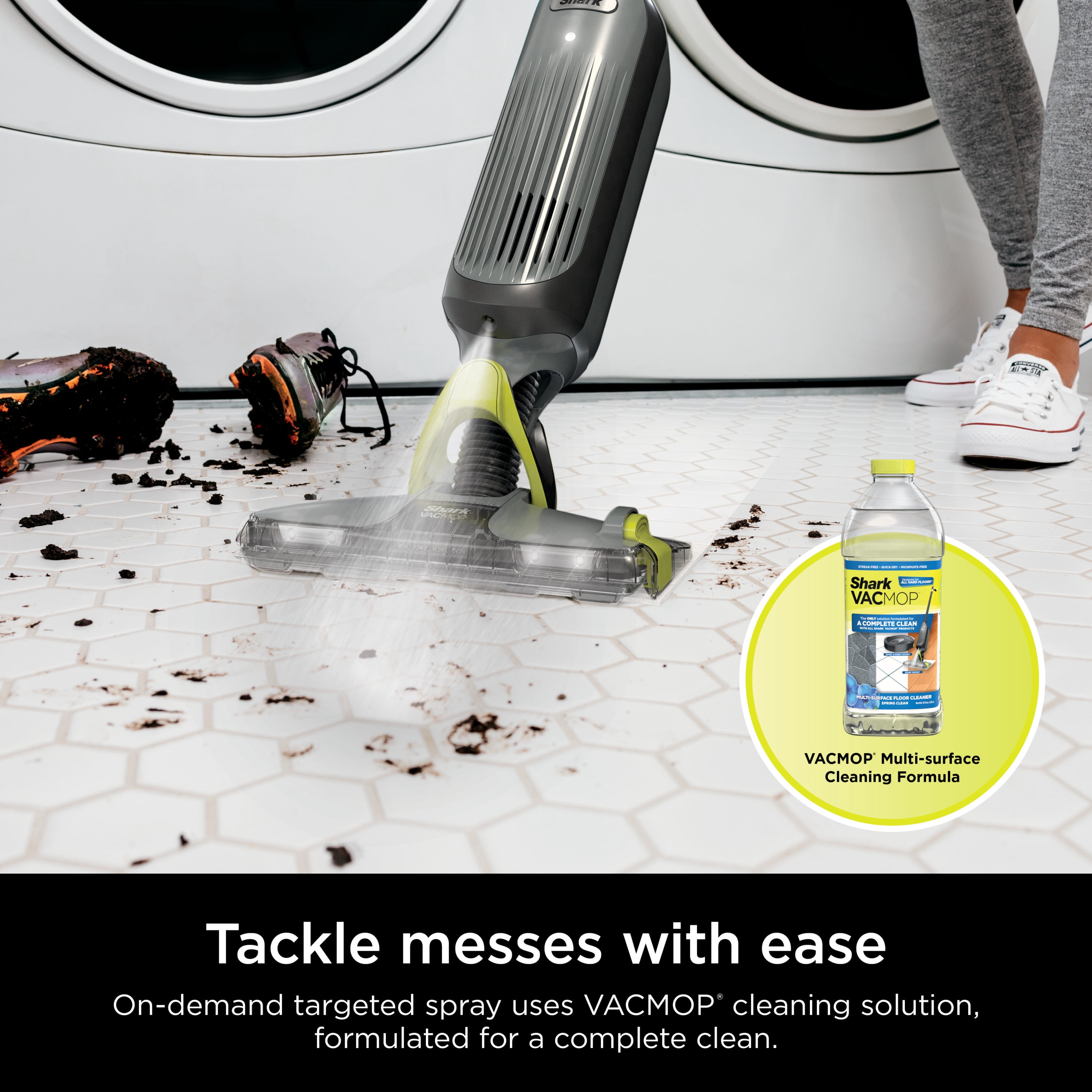 Shark VACMOP Pro Cordless Hard Floor Vacuum Mop with Disposable VACMOP Pad