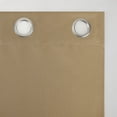 thumbnail image 5 of Sun Zero Nolan Energy Efficient Blackout Grommet Curtain Panel, 40"x108", Taupe, 5 of 11