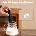 thumbnail image 4 of Electric Milk Frother Handheld Battery Operated Easy-Clean Milk Frother Wand & Mini Blender Whisk Drink Mixer Mini Hand Blender, 4 of 5