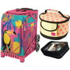Zuca Sport Toucan Dream Bag & Pink Frame, Gift Lunchbox + Pouch (Ltd. Ed.)