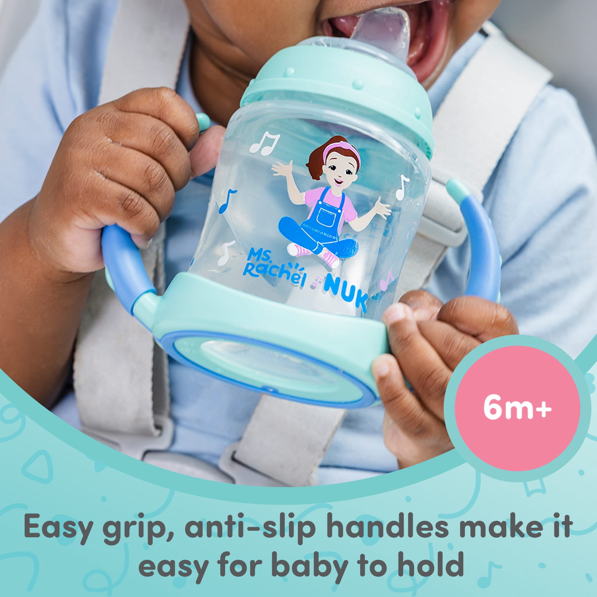 NUK Ms. Rachel Infant Toddler Learner Cup, 5 oz, 1 Count