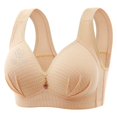 thumbnail image 4 of Riforla Women Fashion Casual Breathable Tube Top Bra Underwear Without Steel Ring Gathering and Adjusting Bro Everyday Wear Bras Khaki 38, 4 of 7