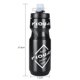 thumbnail image 1 of Ciclismo Botella de agua para bicicleta MTB de 710ML con cubierta antipolvo Hervidor portátil para bicicleta (Negro) Ehuebsd Para estrenar, 1 of 9
