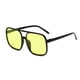 thumbnail image 2 of Sonducket Gafas ópticas Gafas con montura negra Protección de moda Accesorios de ropa de marco grande para protección de ojos Lentes Amarillo con borde negro, 2 of 6