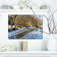 thumbnail image 1 of Blue Sunny Day in Winter Landscape - Landscape Artwork Canvas, 1 of 3