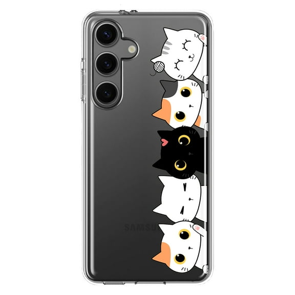Mundaze - Case for Samsung Galaxy S22 Slim Shockproof Hard Shell Soft TPU Heavy Duty Protective Phone Cover - Cute Kittens
