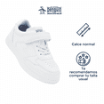 thumbnail image 4 of Tenis Escolar Original Penguin Style Gavin Blanco Con Velcro Ajustable Para Niño, 4 of 5