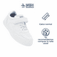 thumbnail image 4 of Tenis Escolar Original Penguin Style Gavin Blanco Con Velcro Ajustable Para Niño, 4 of 5