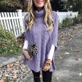 thumbnail image 1 of IMENGL Chandail Col Roulé Mode Couleur Unie, Violet 3TG, Taille 3TG, 1 of 5