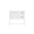 thumbnail image 2 of Alya Bath Wilmington 35"W Wood Vanity with No Top in White Finish, 2 of 3